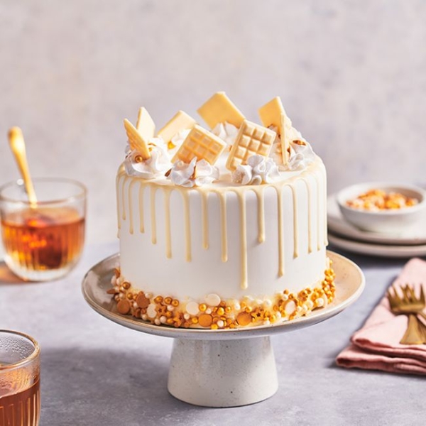 Choco Cake Drip - Cream White